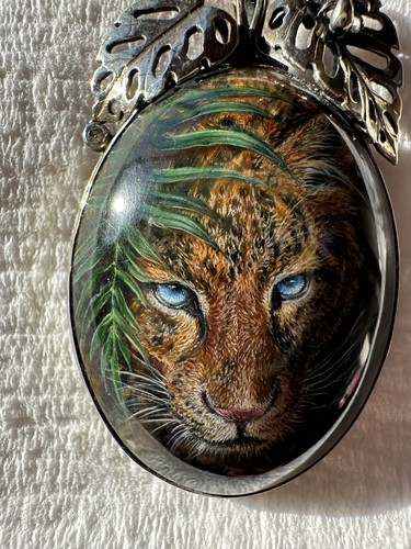 Hand Painted Pendant Melchior Russian lacquer