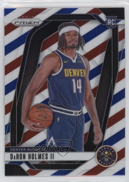 2024-25 Panini Prizm Red White & Blue Prizm DaRon Holmes II #235 1bk5