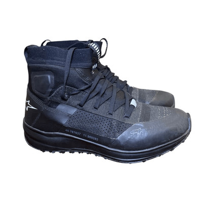 Alpinestars 2654321-10-9 Speedforce Shoes Mens Size 9 Black Motorcycle Shoes