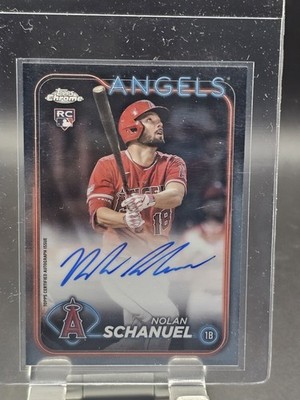 2024 Topps Chrome - Rookie Autographs Nolan Schanuel #RA-NS (AU, RC)