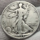 1944 D Walking Liberty Half Dollar - 90% Silver - Great For Albums- WL-44d8