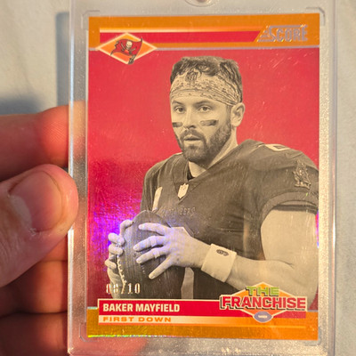 Panini Score 2024 The Franchise Baker Mayfield #30 First Down /10 Buccaneers