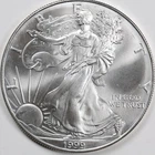 1999 American Silver Eagle (BU) - AUTHENTIC - In a Capsule to Protect It!