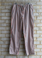 Hanna Andersson Christmas Holiday 100 Cotton Flannel Pajama Pants Men's Size L