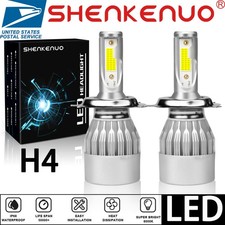 LED Headlights H4 9003 High/Low Beam Replace Bulbs Kit For Honda CR-V 2003 2004