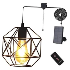 Solar Pendant Lights Outdoor Chandelier Hanging Lights, Solar Lights Indoor 