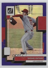 2022 Panini Donruss Variation Holo Purple Shohei Ohtani (Pitching) #147 08nc