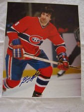 Guy Lapointe Hand Signed 16x20 Photo Montreal Canadiens Autograph NHL Hockey