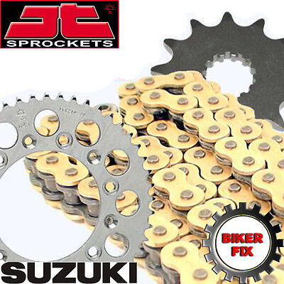 GOLD X-Ring Chain and Sprocket Set FITS SUZUKI SV650 X,Y,K1-K8 99-08 - Picture 1 of 1