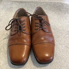 Florsheim Boys Dress Brown Leather Shoes Size 1 Youth