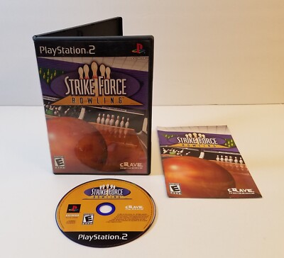 Strike Force Bowling Sony PlayStation 2 2004 PS2 CiB Complete In Case w/ Manual