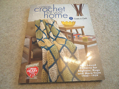 Vintage Crochet for Your Home, Coats & Clark Paperback Book