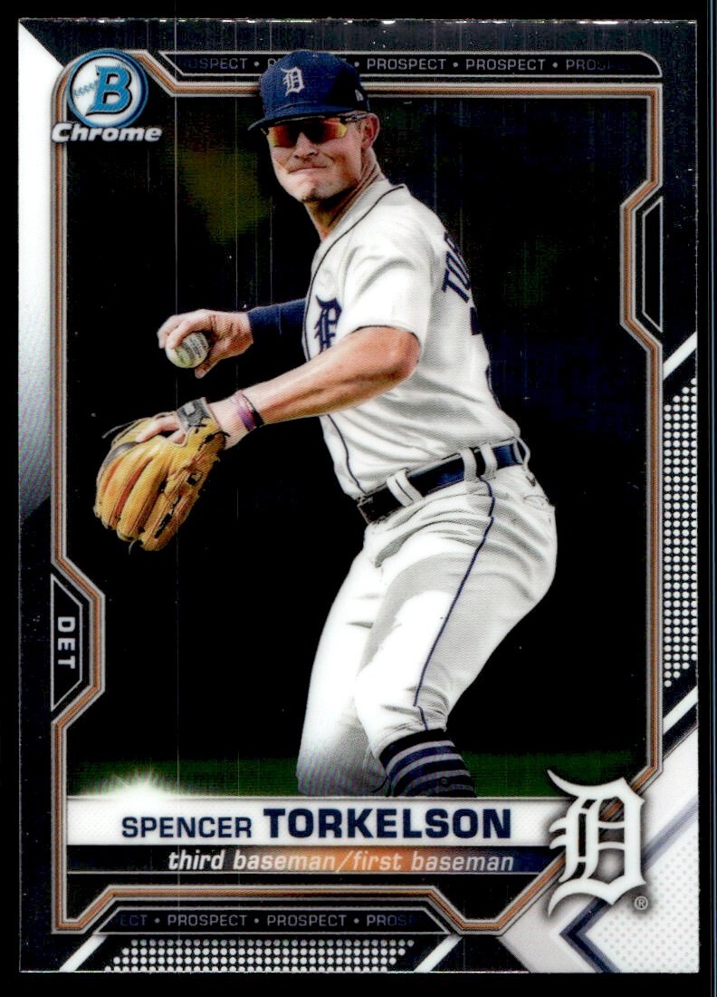 2021 Bowman Chrome Prospects Spencer Torkelson Detroit Tigers #BCP-187