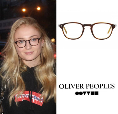 OLIVER PEOPLES Fairmont 45mm Optical in Vintage DTBK  Sophie Turner's Fav