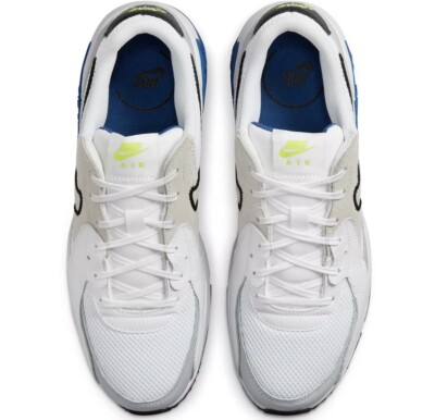 Size 9.5 - Nike Air Max Excee White Dark Royal Blue Box included