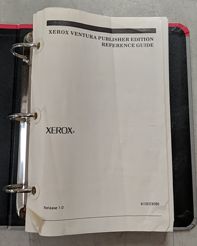 Xerox Desktop Publishing Series - Ventura Publisher Edition Reference Guide Used - Picture 3 of 9