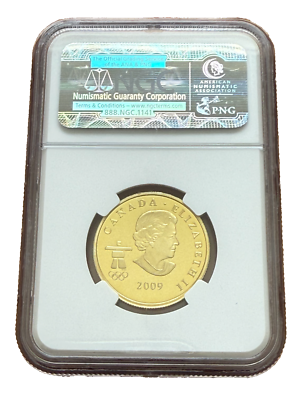 Canada 2009 Gold 75 Dollars $75 NGC PF69UC Olympics - Moose | eBay