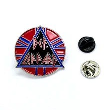 DEF LEPPARD PIN Music 70's/80's/90's+ English Hard Rock Band Gift Enamel Brooch