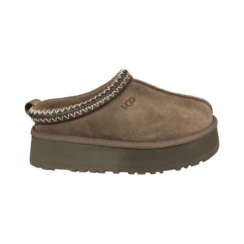 UGG Tazz Hickory Plateau Damenschuhe 1122553 Hausschuhe Wildleder