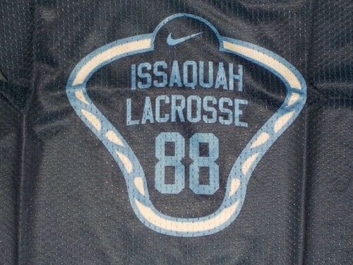 Youth sz M 10 12 NEW Nike Issaquah Lacrosse Team Authentic #88 Reversible Jersey - Picture 2 of 9