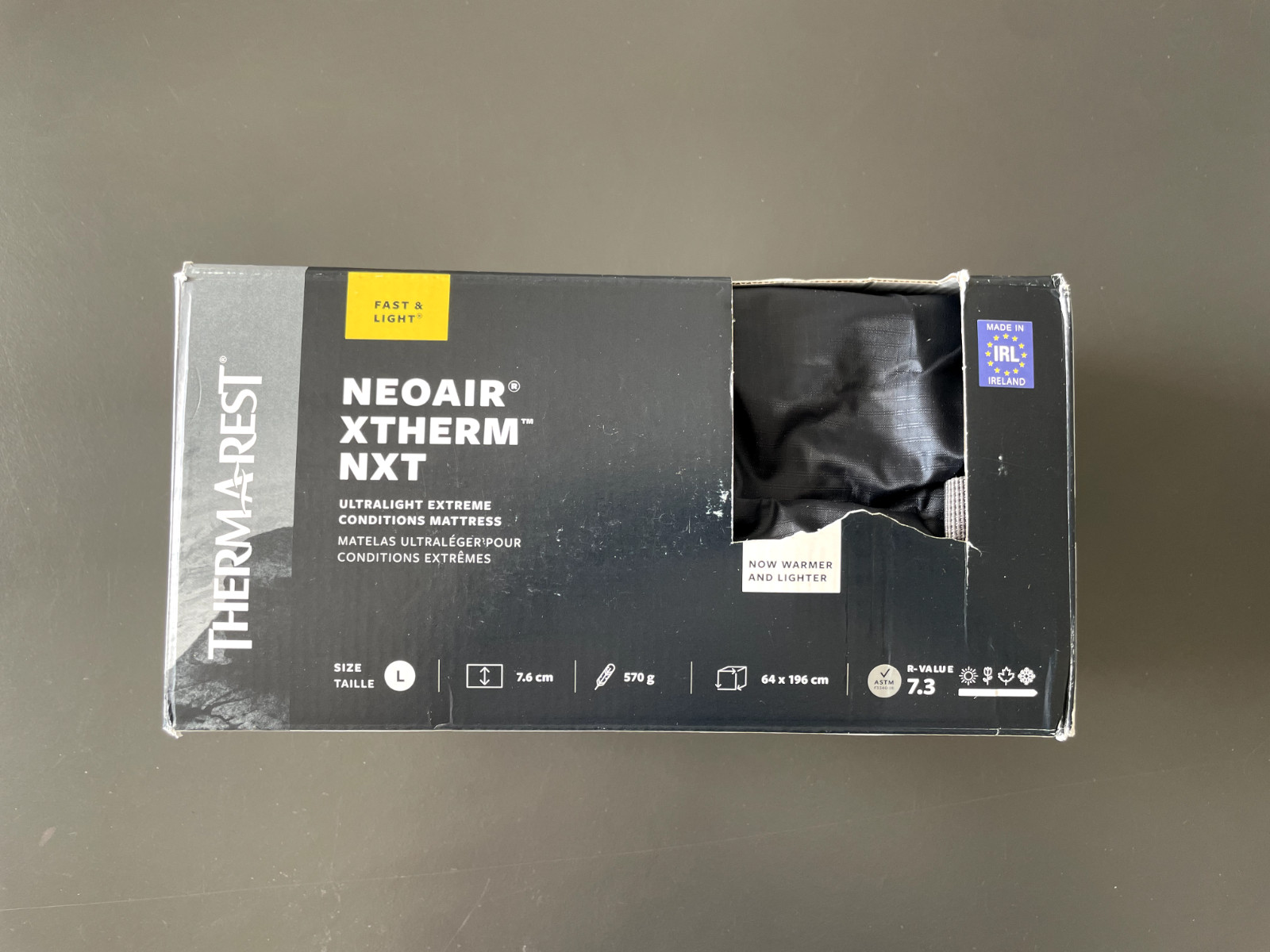 Colchón de aire aislante Thermarest NeoAir XTherm NXT Large camping vacaciones al aire libre