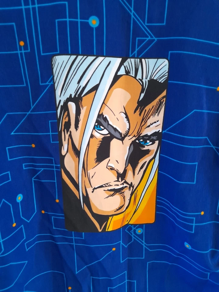 Salt Water Australia Button Up Shirt Blue Anime Size 12 - image 4 of 4