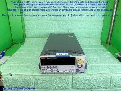 KEITHLEY 2601B SourceMeter as shown in photos, sn:1850, FedExDHL