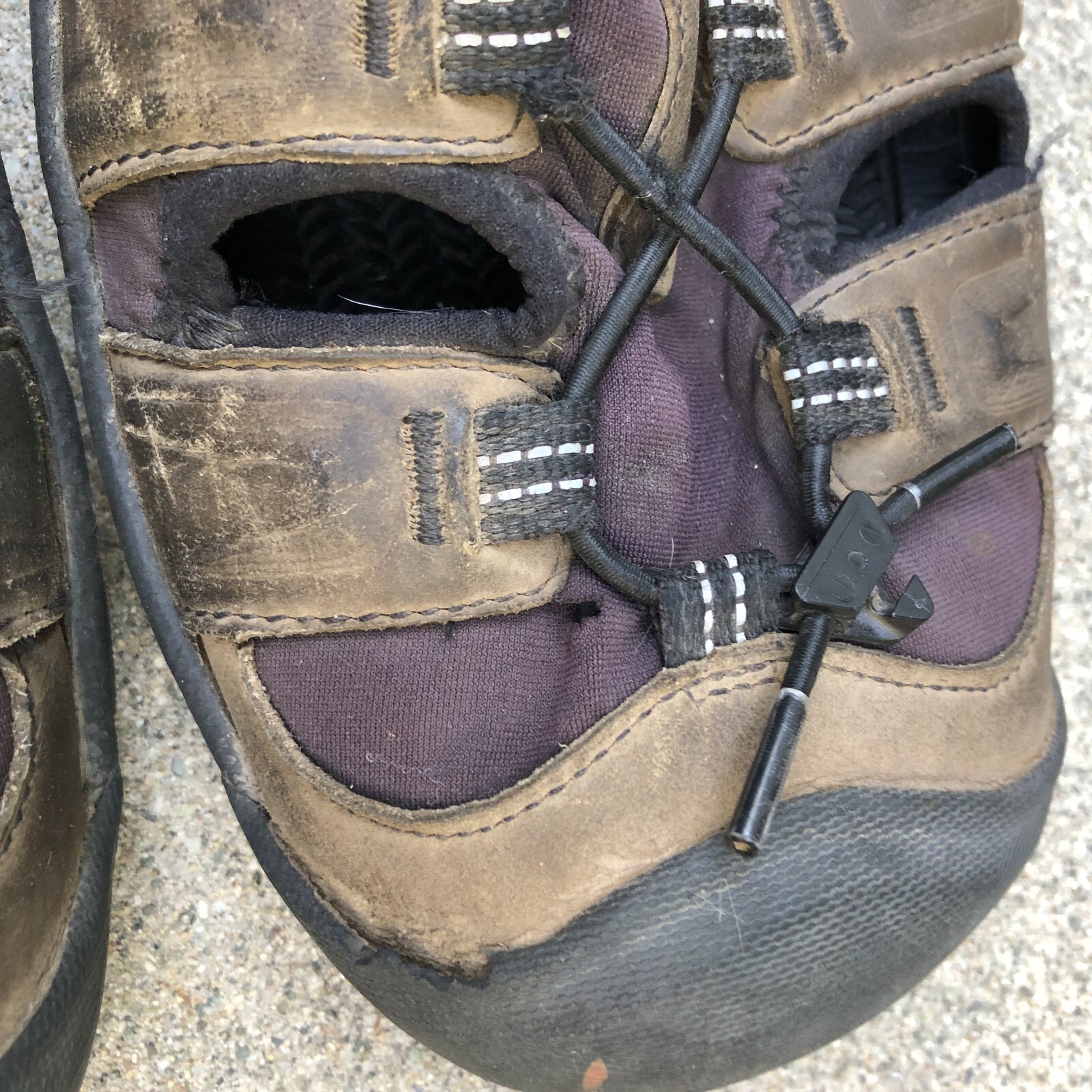 KEEN TARGHEE Waterproof Leather Sandals Shoes Men's 14 Brown Hiking Outdoors