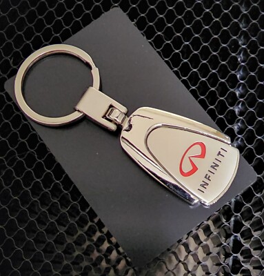 Infiniti Heavy Metal Brushed Chrome Finish Teardrop Engraved