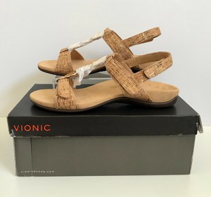 vionic farra gold cork