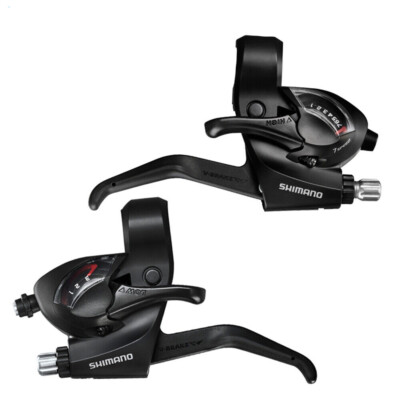 Shimano Altus ST-EF41 7 x 3 Gang Ezi Fire Shifter + Hebel Set mit Schaltzügen