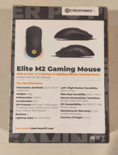 NEW CyberpowerPC M2 Elite Gaming Mouse RGB 6 Color 6 Button