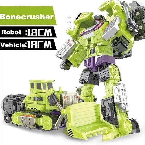 6 In 1 Deformable Robot Devastator Action Figures Engineering Car Truck Toy 44cm - 第 18/24 張圖片