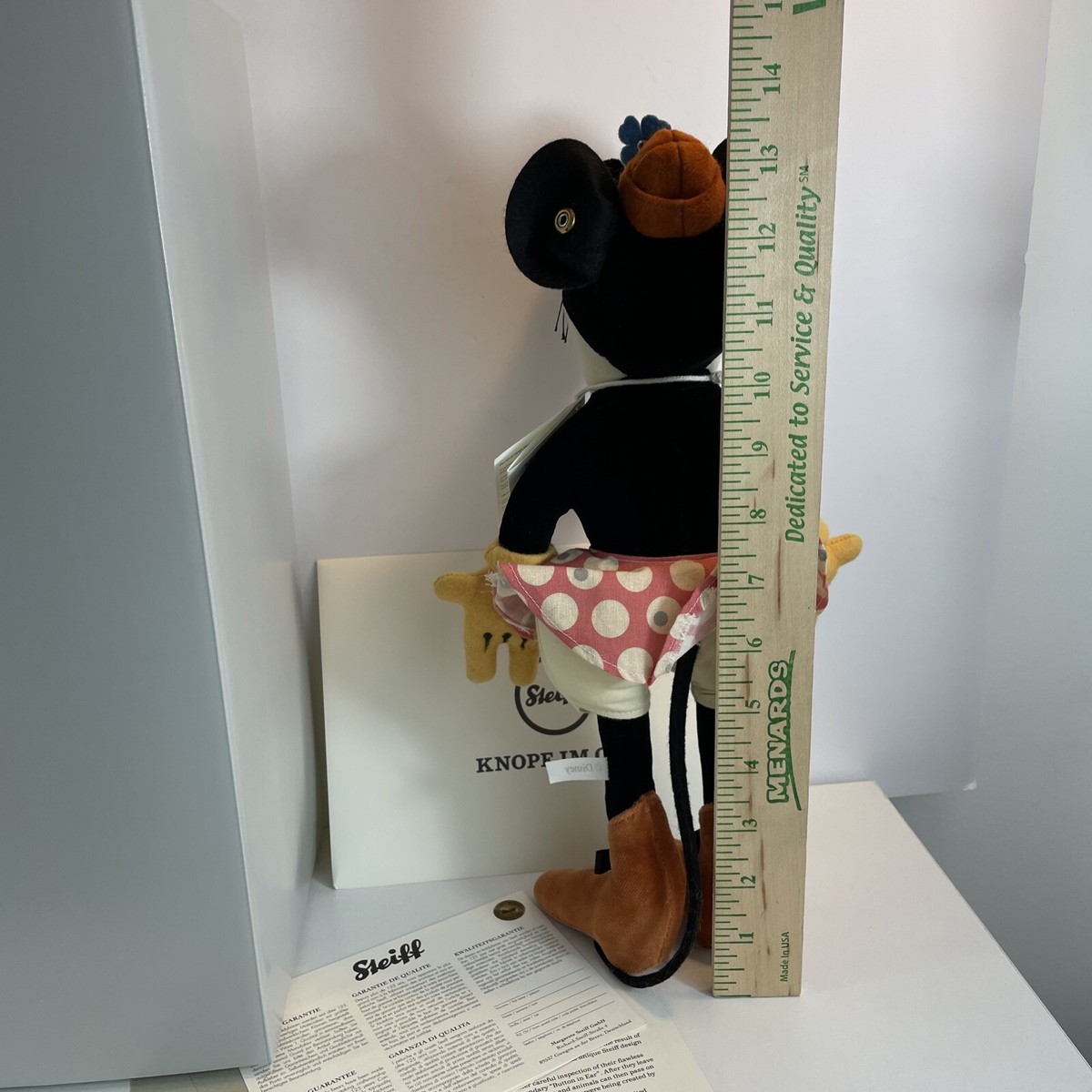 STEIFF DISNEY ARCHIVES MINNIE MOUSE 1932 Limited W Box