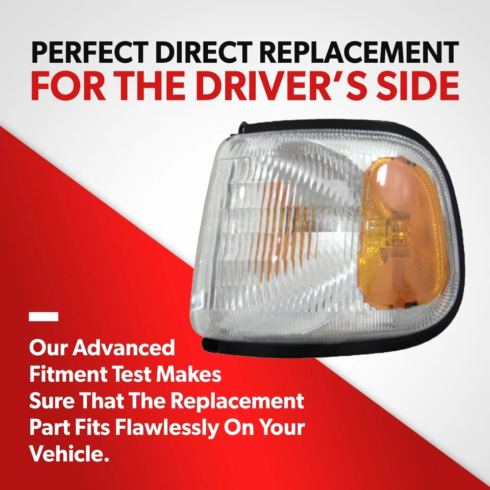 For 1994-1997 Dodge B1500 B2500 B3500 B250 B350 Turn Signal Light Driver Side Foto 2 de 4