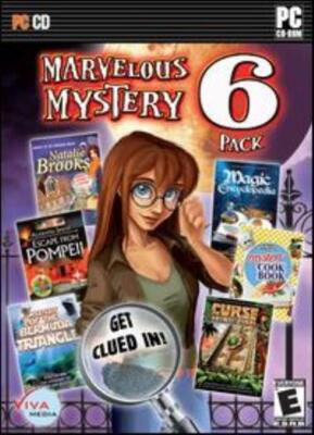 Marvelous Mystery 6 Pack PC CD Escape from Pompeii hidden object picture games!
