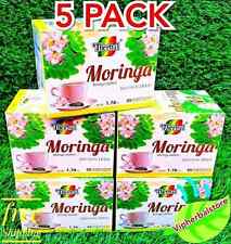 5 Boxes TE de MORINGA / MORINGA TEA 125 bags 2 grs ea Antioxidants Free Shipping