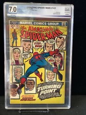 Amazing Spider-Man #121 PGX 7.0 NOT cgc (Death Of Gwen Stacey)