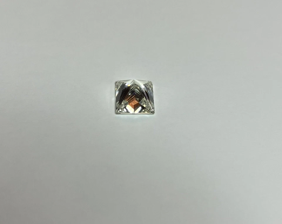 1 ct Princess Cut Natural Loose Diamond I SI-1 To SI-2 Very Good Cut Appraisal - Image 3 of 4