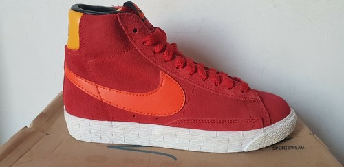NIKE BLAZER MID NERA BAFFO ROSSO CORALLO N.38 PELLE NEW COLOR OKKSPORT NIKE  97 | eBay