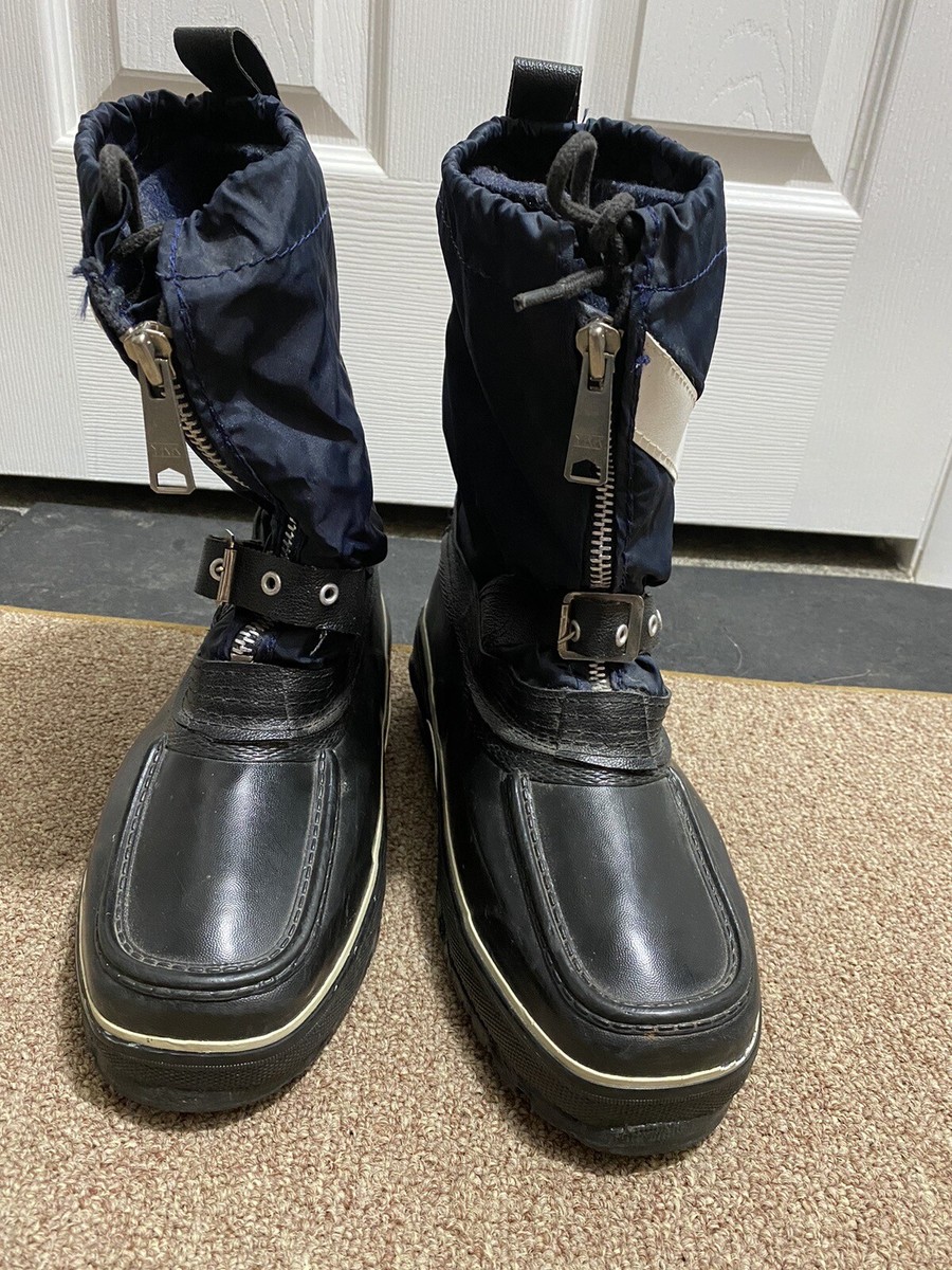 Vintage Trax K Mart Mens Blue Steel Shank Waterproof Winter