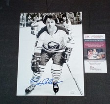 Rene Robert Signed 9x11.5 Black & White Photograph JSA Buffalo Sabres -1 #