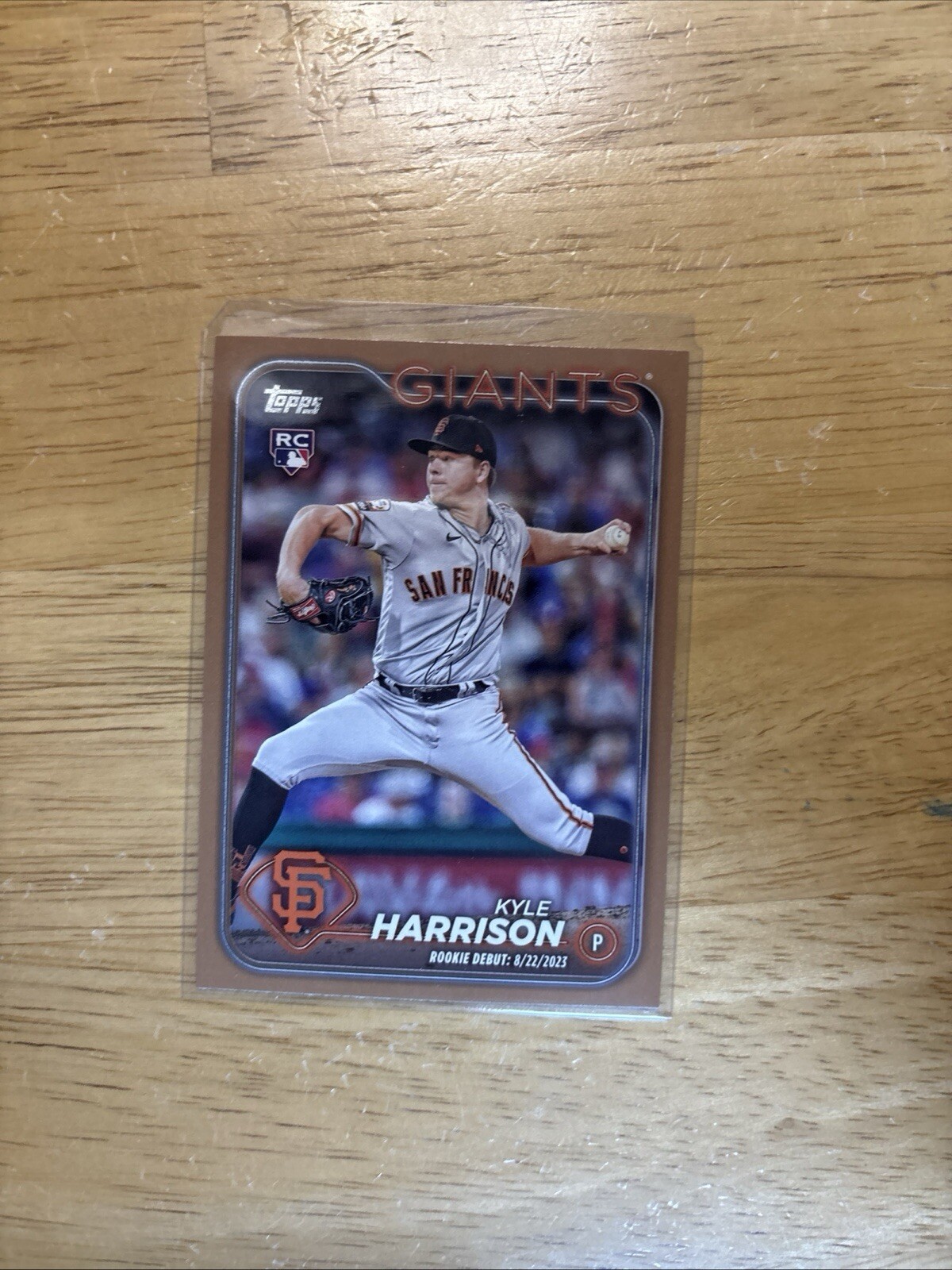 2024 Topps Update Series - Rookie Debut Gold #US83 Kyle Harrison /2024 (RC)