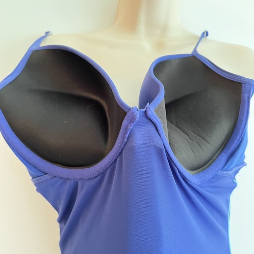 Spanx Swimming Slimming One Piece COBALT BLUE Bathing Suit XL NEW With tags! - Picture 8 of 11