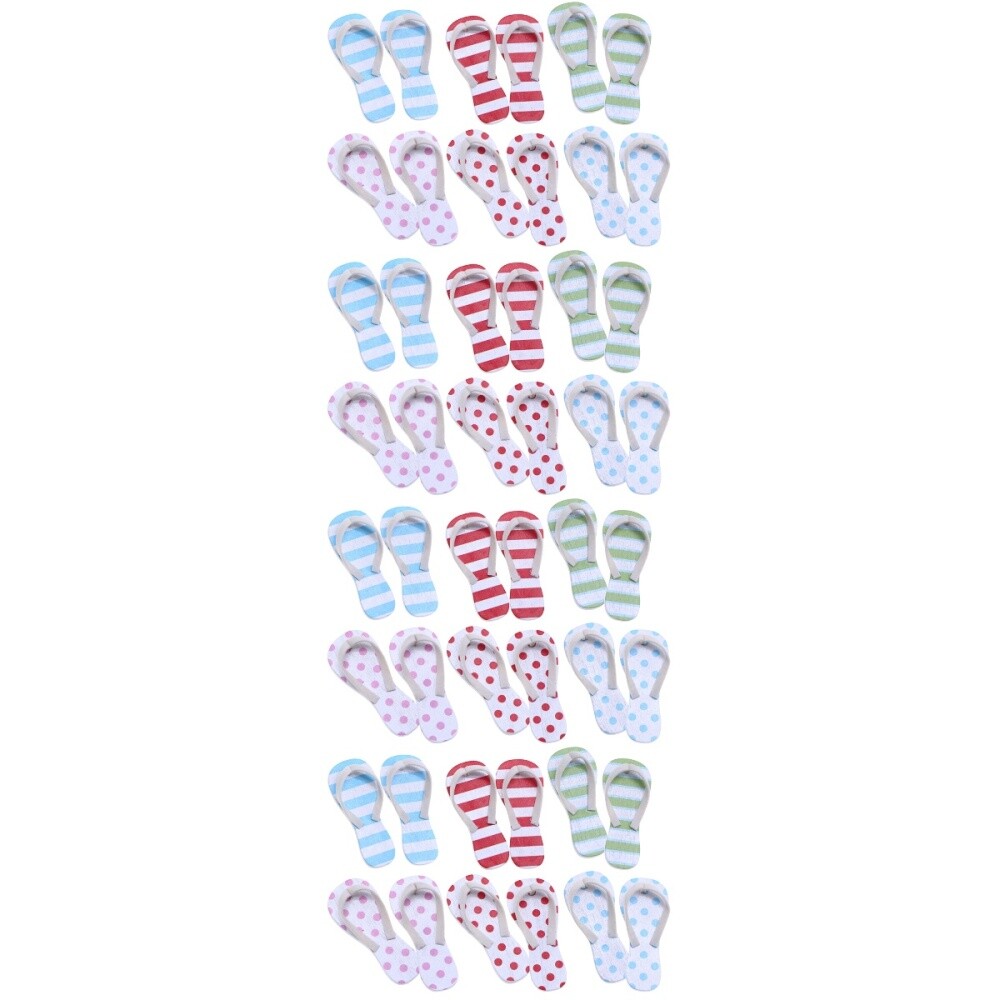 APL 4 PZ Supporto Mini Ciabatte Ornamenti Bambole Bambini Pantofole