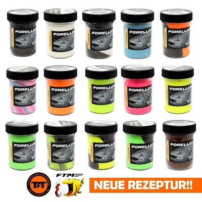 FTM TFT Trout Finder Bait Forellenteig Neue Rezeptur 2024 Forellenteig Paste UV