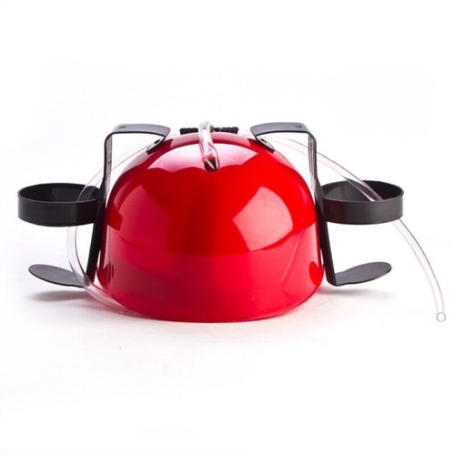 Drinking Hat THIRST AID Holds 2 Cans So You Can Hold 2 More! Brand New - Picture 5 of 11