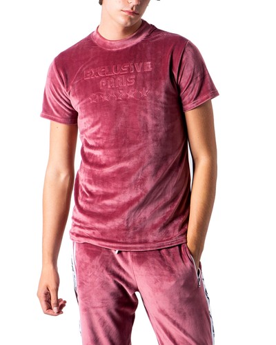 Man T-shirt EXCLUSIVE PARIS logo front ciniglia 212 ex -ts | eBay