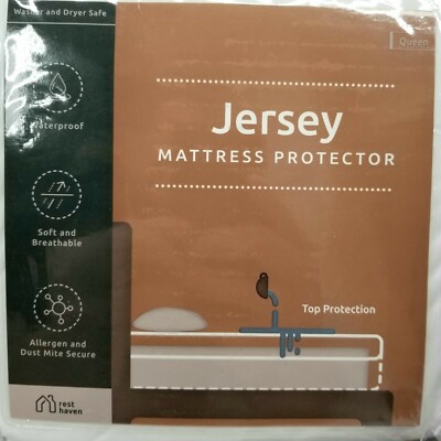 Rest Haven Smooth Top Mattress Protector - Queen Size - NEW