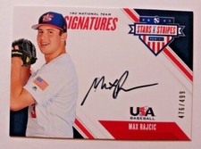 2020 STARS & STRIPES 18U NATIONAL TEAM AUTO MAX RAJCIC 476/499